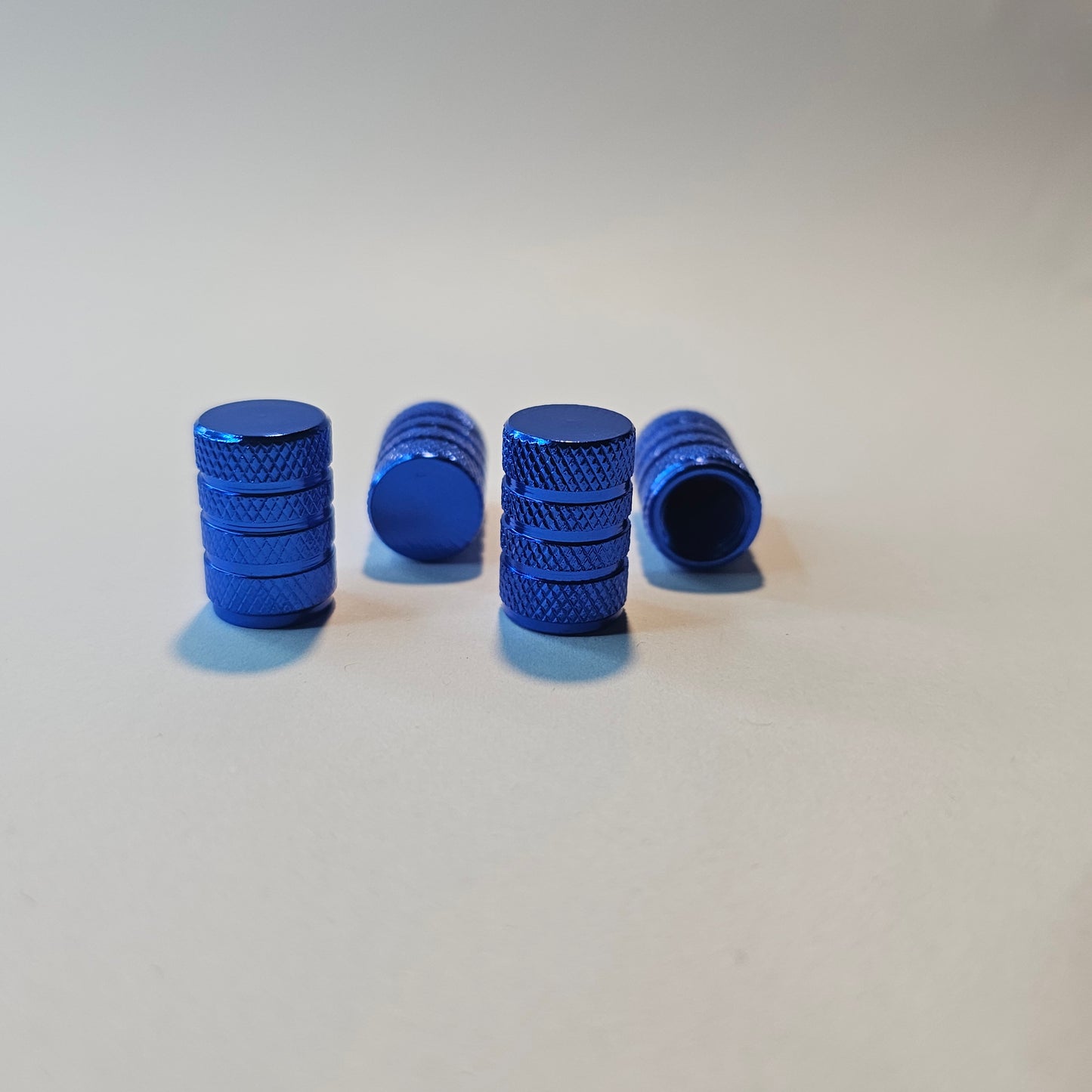 Barrel stem cap - Blue - Aluminum Alloy