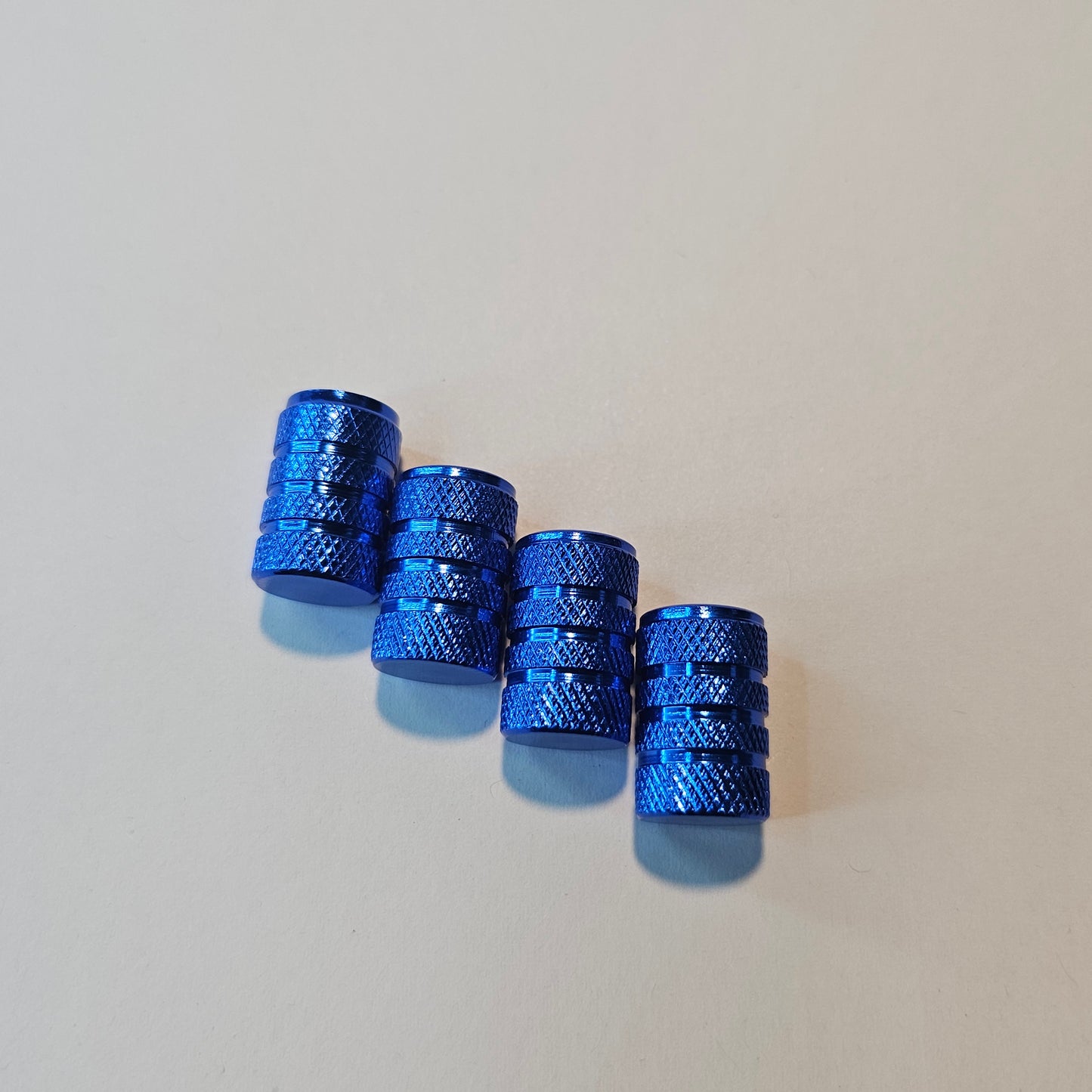Barrel stem cap - Blue - Aluminum Alloy