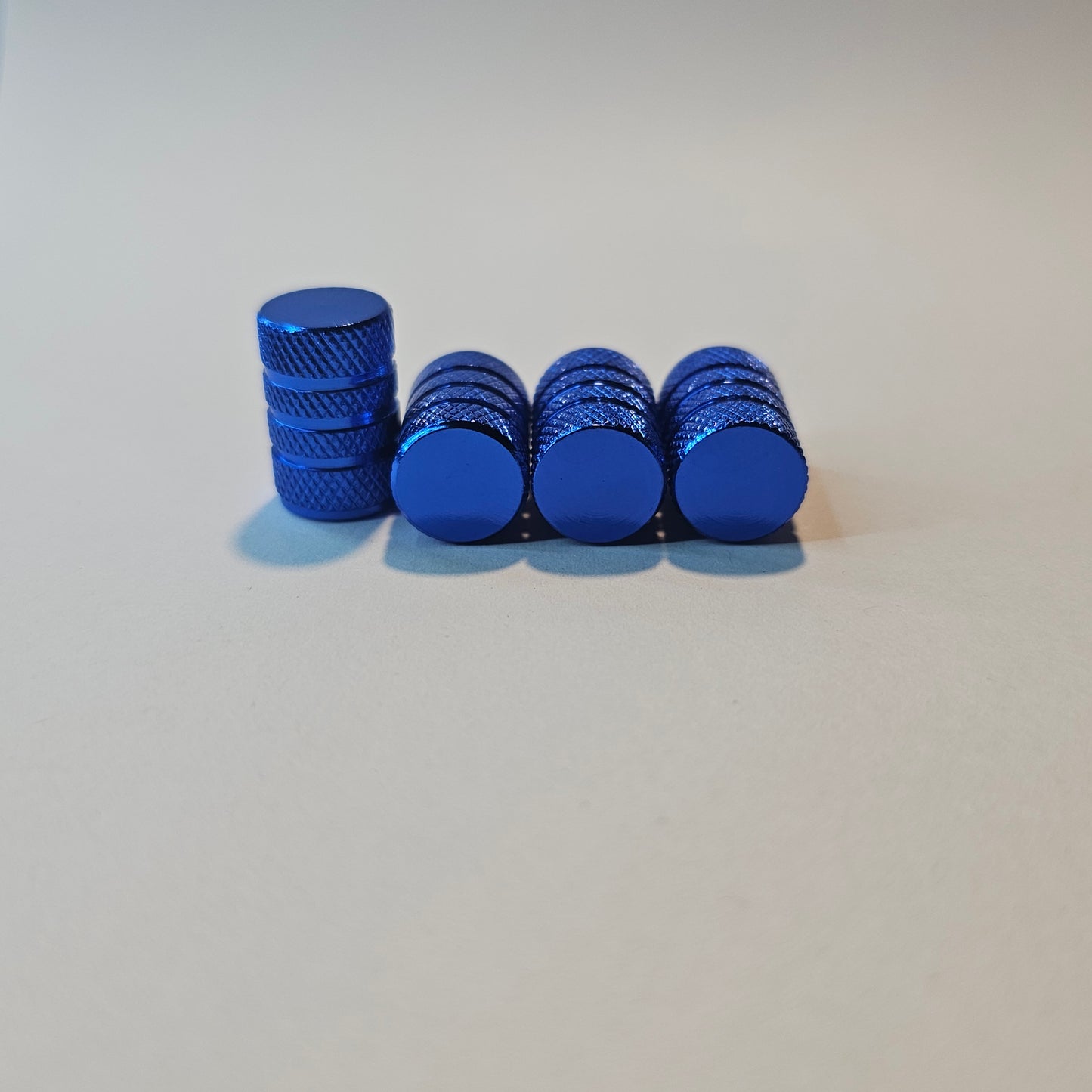 Barrel stem cap - Blue - Aluminum Alloy