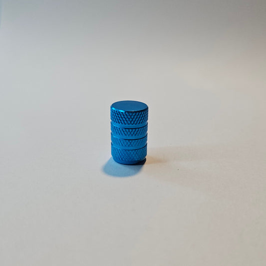 Barrel stem cap - Light Blue - Aluminum Alloy
