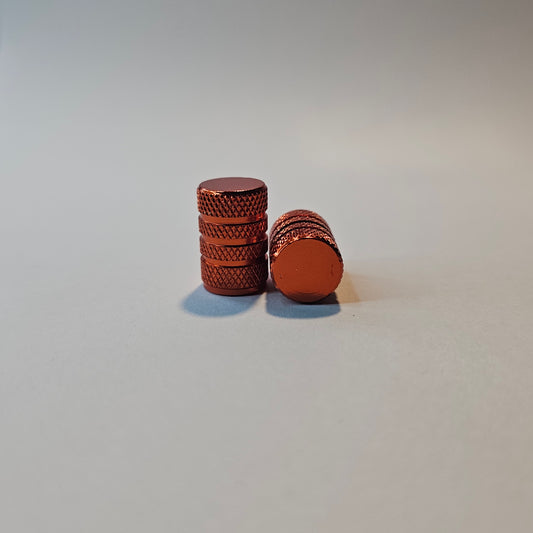 Barrel stem cap - Orange - Aluminum Alloy
