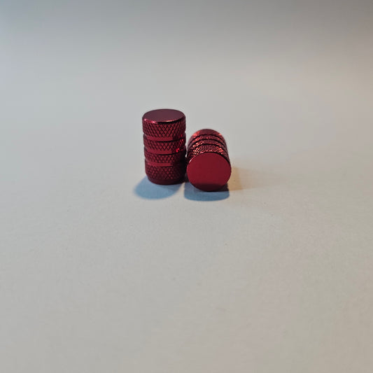 Barrel stem cap - Red - Aluminum Alloy