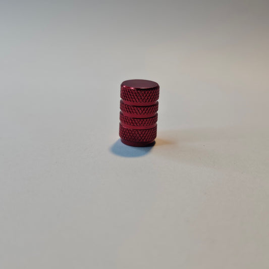 Barrel stem cap - Red - Aluminum Alloy