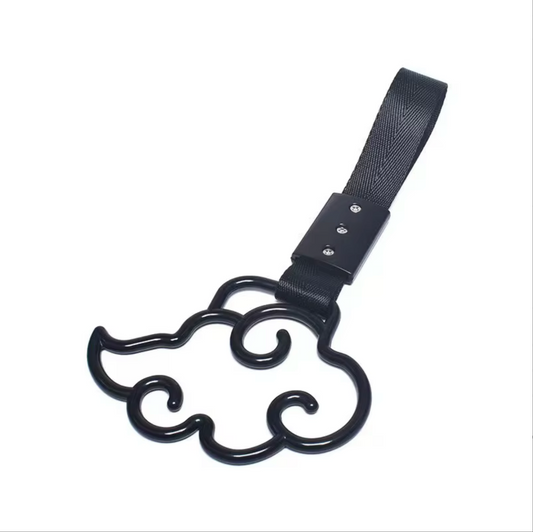 Car Handle / Tsurikawa - Black Cloud, Black Strap
