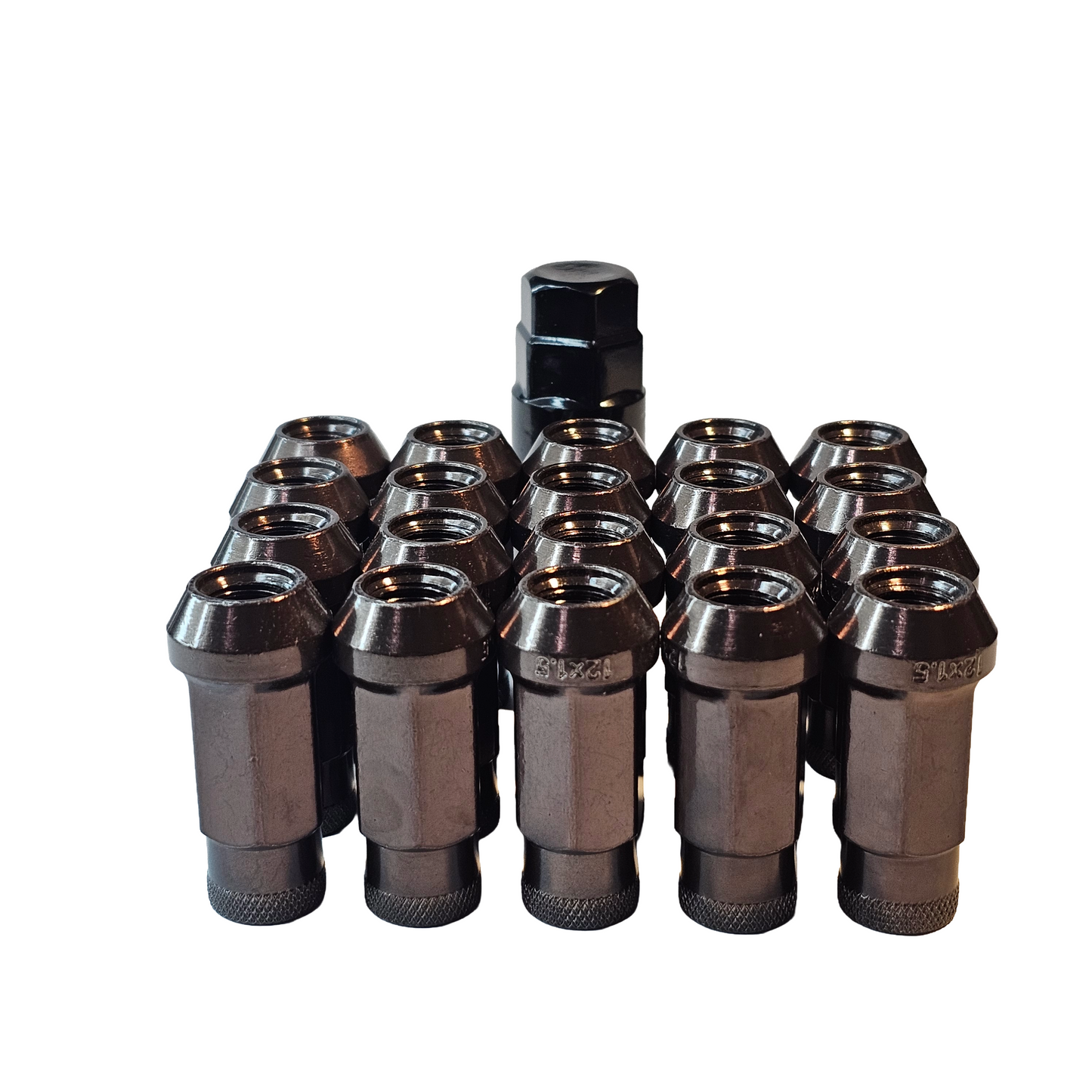 Steel - Open End Tapered - Conical 60 degree -Gunmetal Lug nuts