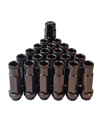 Steel - Open End Tapered - Conical 60 degree -Gunmetal Lug nuts
