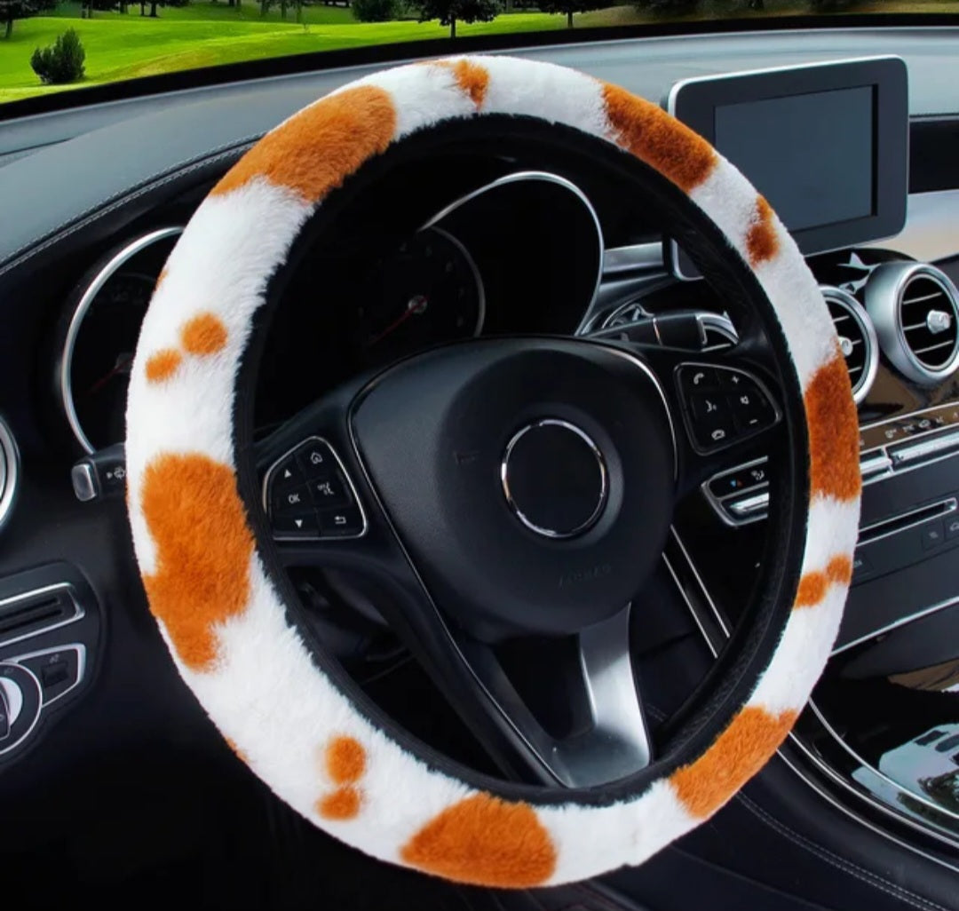 Soft Plush - Anti-Slip Car Steering Wheel Cover