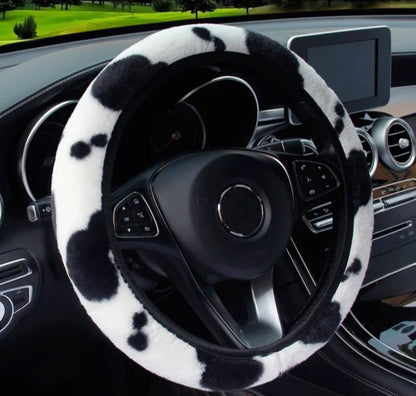 Soft Plush - Anti-Slip Car Steering Wheel Cover