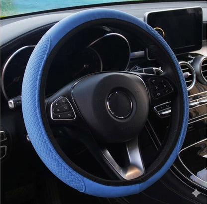Leather Anti- Slip Steering Wheel Cover