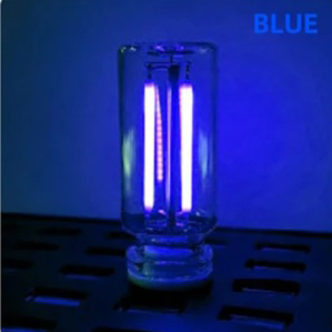 Interior Touch USB Light - Glass Bottle Lamp Light- Blue