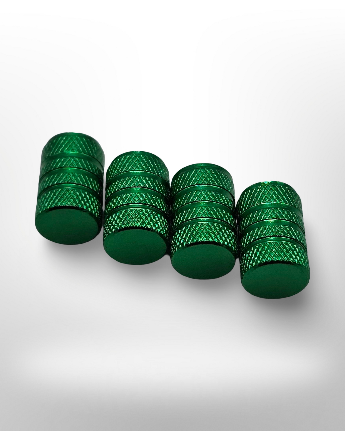 Tire Valve Barrel stem cap - Green - Aluminum Alloy