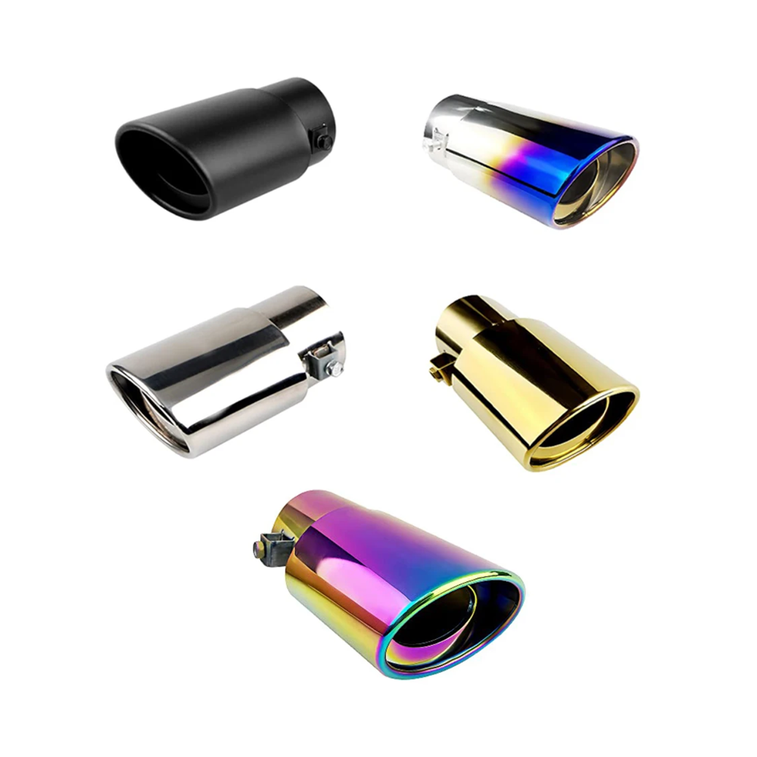 Stainless Steel Exhaust Tip -Straight -  Universal