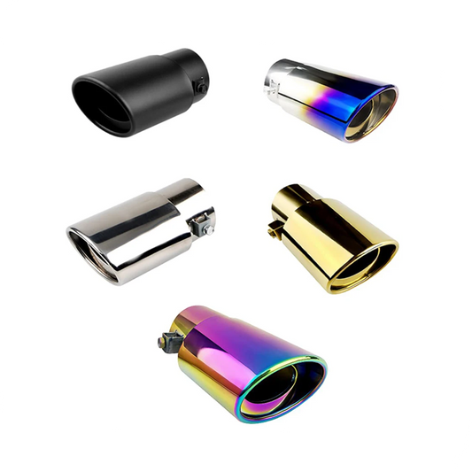 Stainless Steel Exhaust Tip -Bent -  Universal