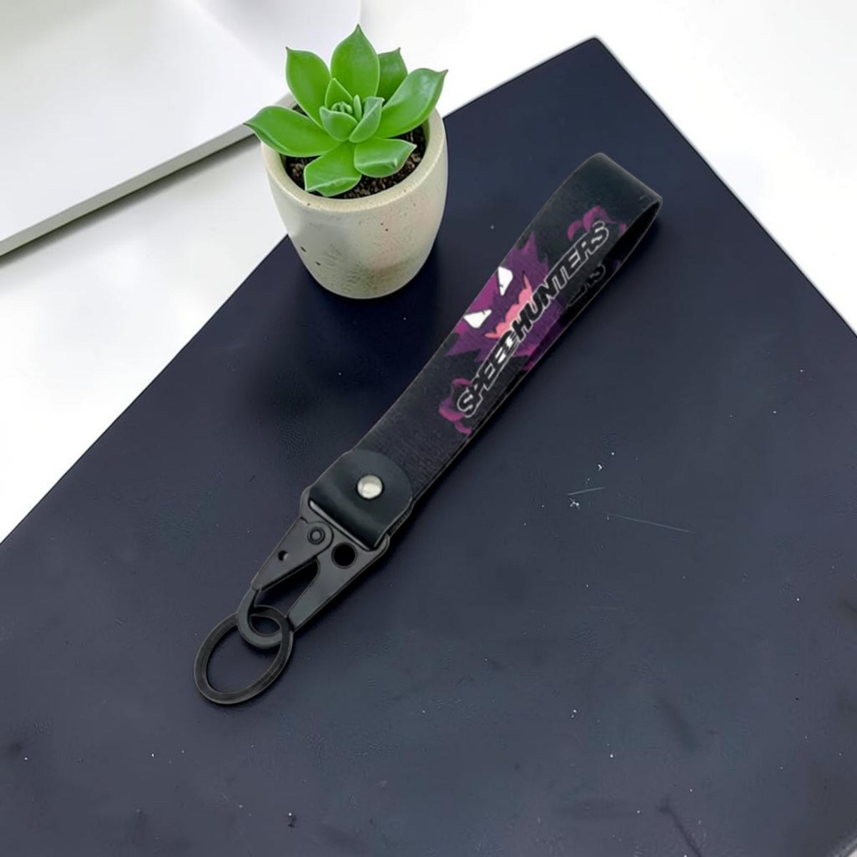 JDM Wrist Lanyard/Keychain - SpeedHunters (Black)