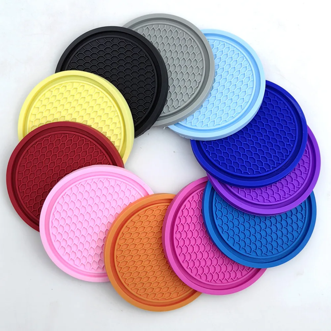 Car Silicone Coasters - 2pck