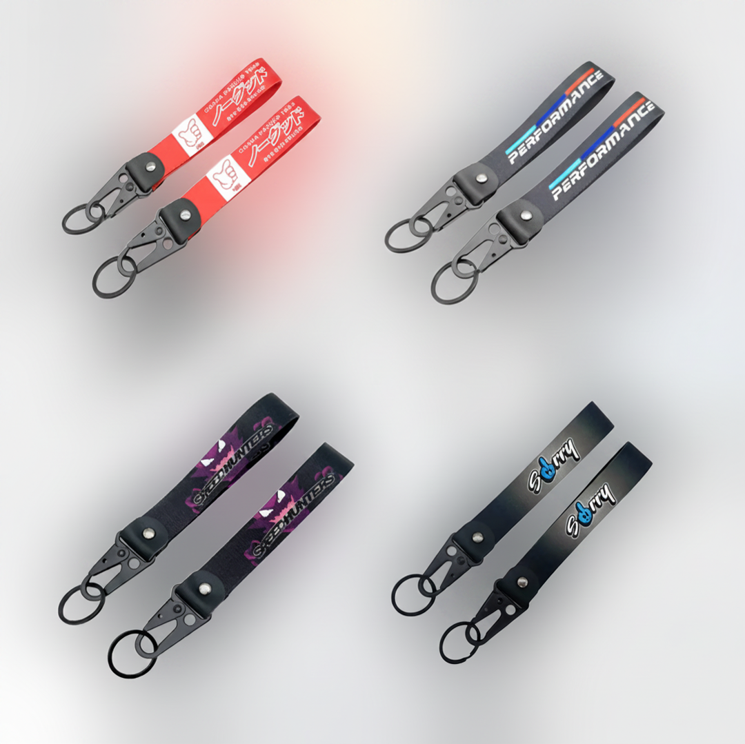 JDM Wrist Lanyard/Keychain - Osaka Racing Team (Red)