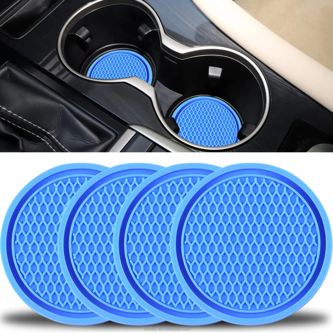 Car Silicone Coasters - 2pck
