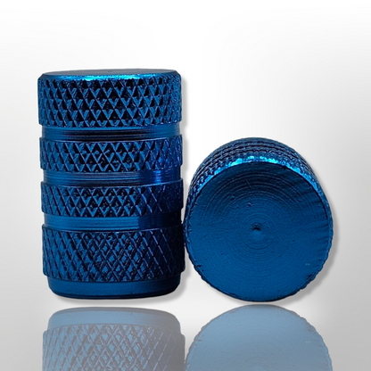 Tire Valve Barrel stem cap - Light Blue - Aluminum Alloy