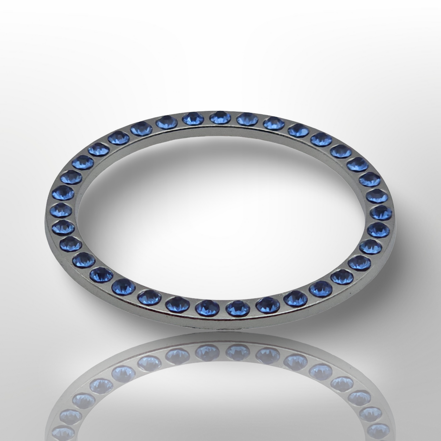 Start/Stop Button Bling Ring - Blue