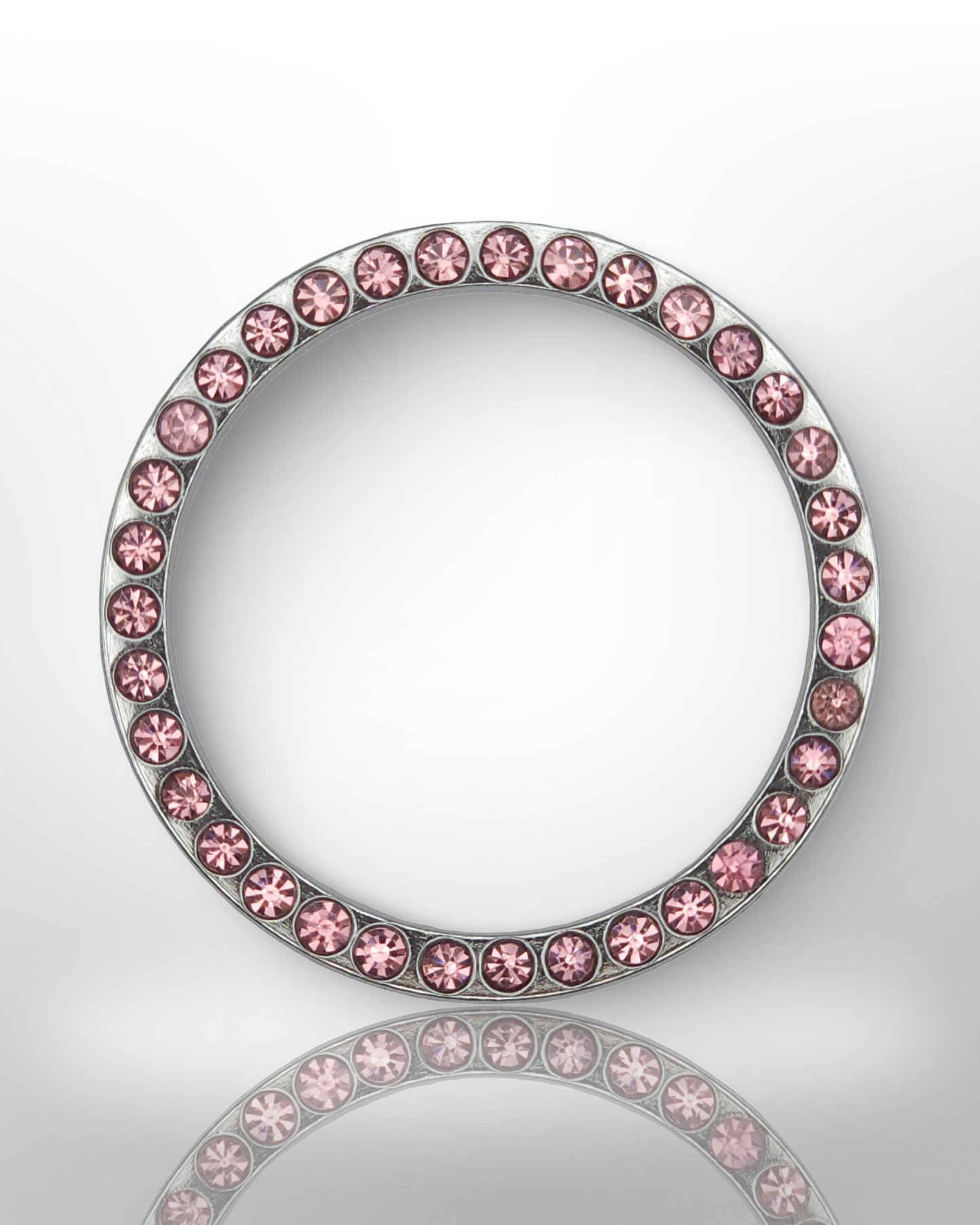 Start/Stop Button Bling Ring - Pink