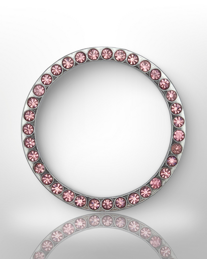 Start/Stop Button Bling Ring - Pink