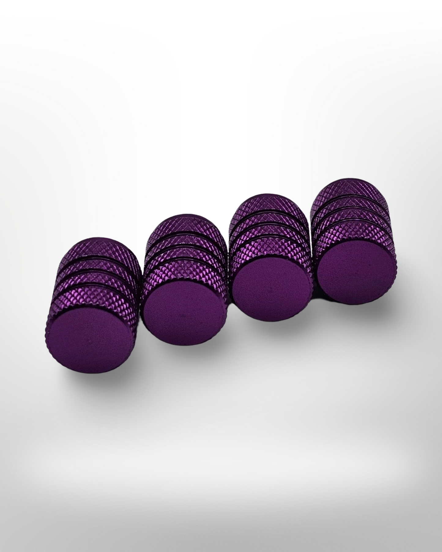 Tire Valve Barrel stem cap - Purple - Aluminum Alloy