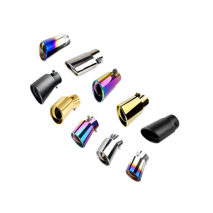 Stainless Steel Exhaust Tip -Bent -  Universal