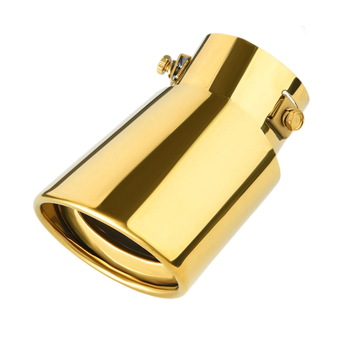 Stainless Steel Exhaust Tip -Bent -  Universal