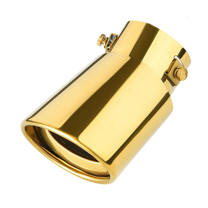 Stainless Steel Exhaust Tip -Bent -  Universal