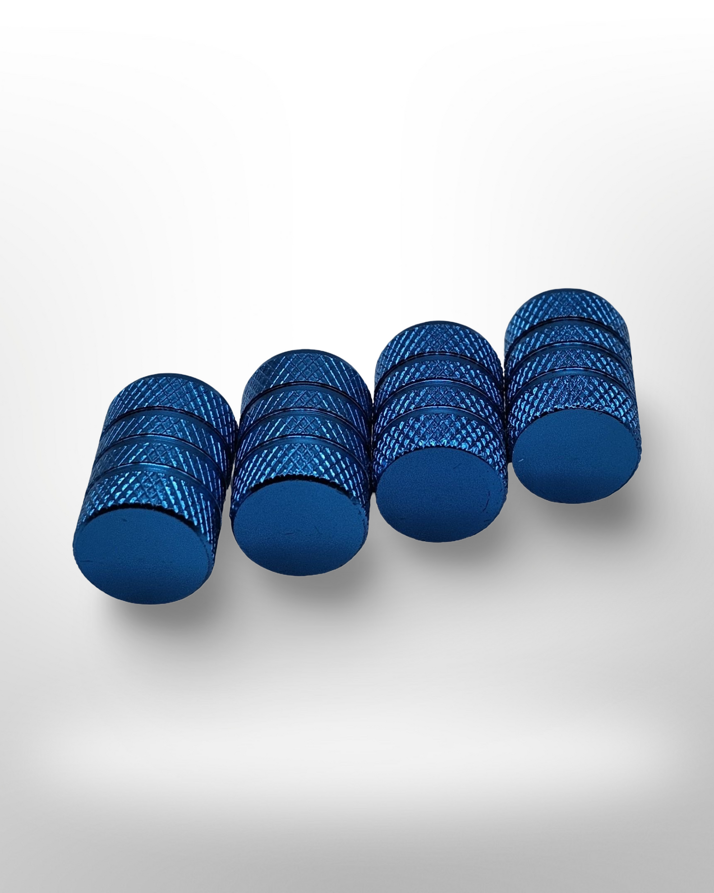 Tire Valve Barrel stem cap - Light Blue - Aluminum Alloy