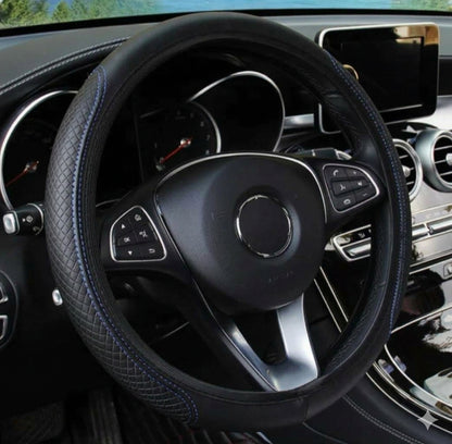 Leather Anti- Slip Steering Wheel Cover