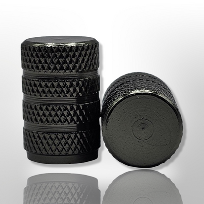 Tire Valve Barrel stem cap - Gray - Aluminum Alloy