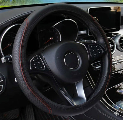 Leather Anti- Slip Steering Wheel Cover