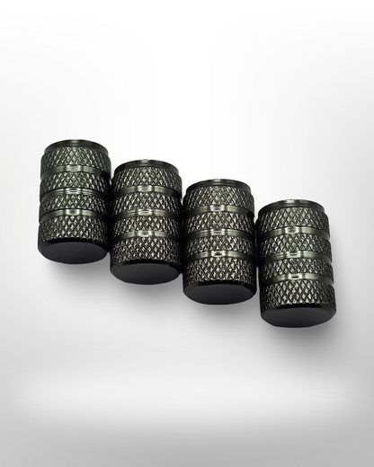 Tire Valve Barrel stem cap - Gray - Aluminum Alloy