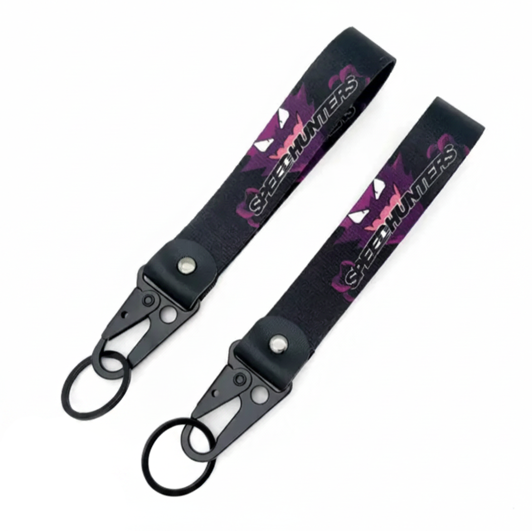 JDM Wrist Lanyard/Keychain - SpeedHunters (Black)