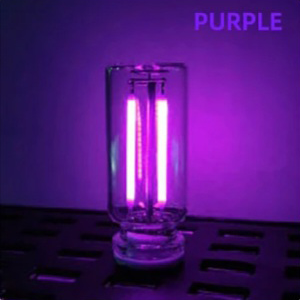 Interior Touch USB Light - Glass Bottle Lamp Light - Purple