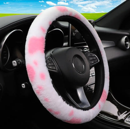 Soft Plush - Anti-Slip Car Steering Wheel Cover