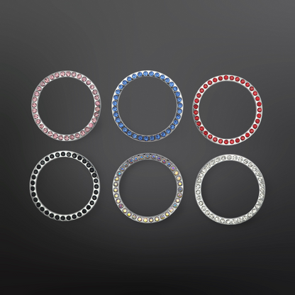 Start/Stop Button Bling Ring - Black