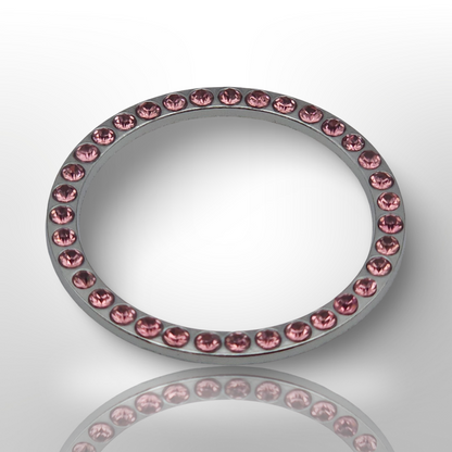 Start/Stop Button Bling Ring - Pink