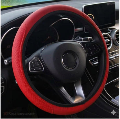 Leather Anti- Slip Steering Wheel Cover